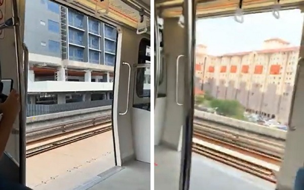 After LRT collision in May, now train travelling with door open shocking netizens