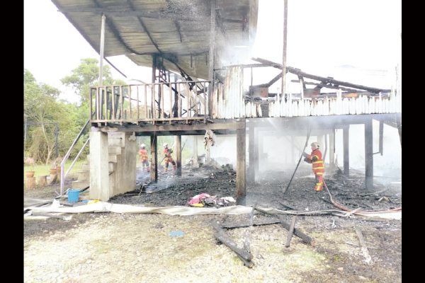 Firefighters kept busy in four districts
