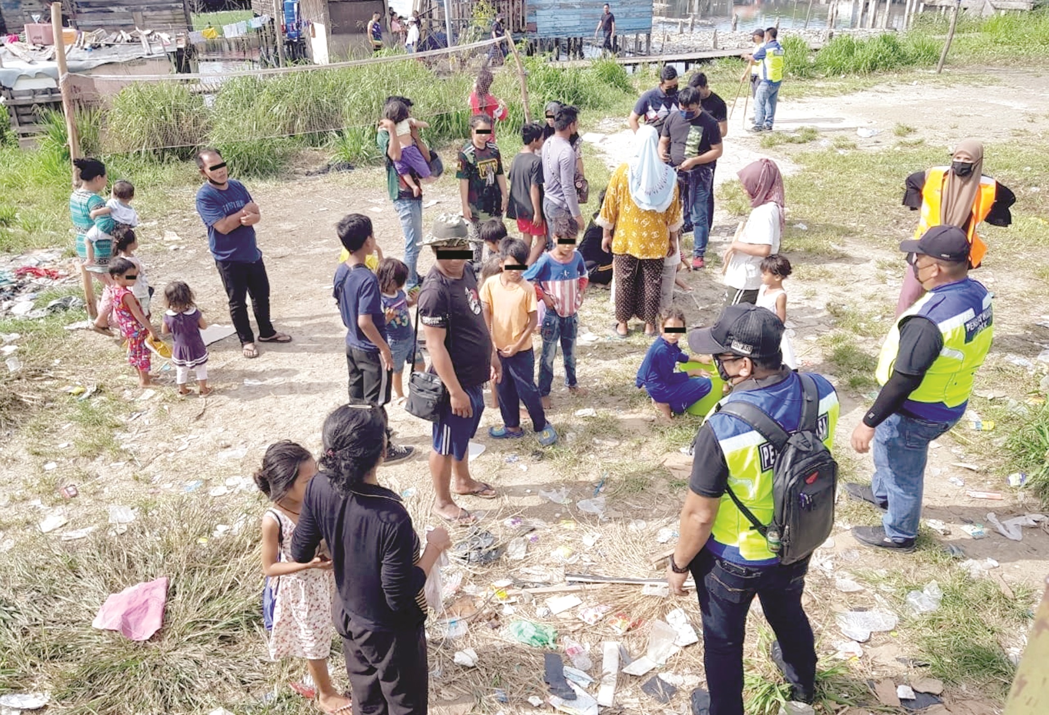 105 rounded up in op to clear Kota Kinabalu of vagrants
