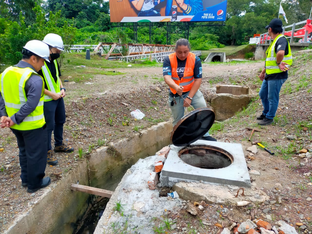 Likas Bay sewage pollution solved