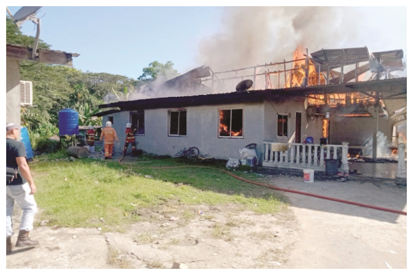 Kota Belud house razed