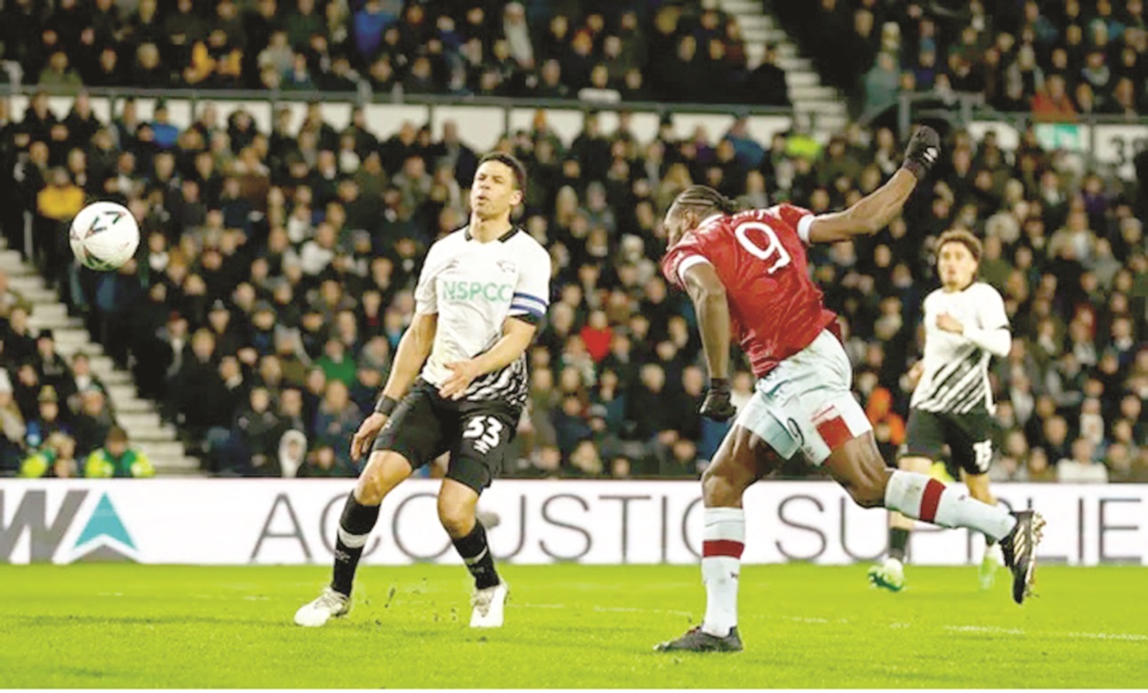 West Ham ease past Derby to earn Manchester United clash in FA Cup
