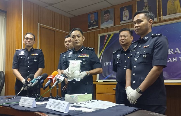 Dua penjawat awam dan lima lagi suspek pengedar dadah diberkas, Syabu bernilai RM130K dirampas di Tawau