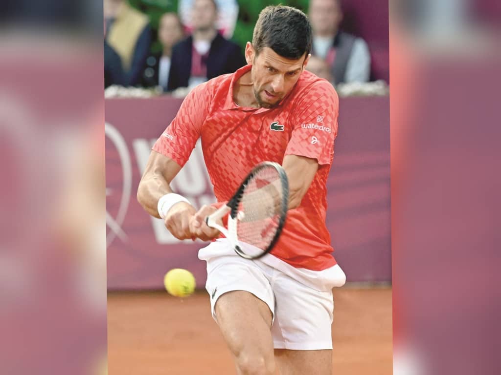 Djokovic made to sweat in opener