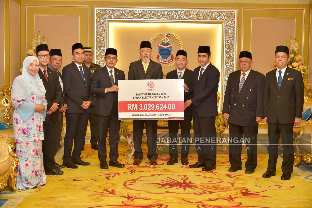 Sabah Electricity Sdn Bhd submits over RM3 million in business zakat to Muis