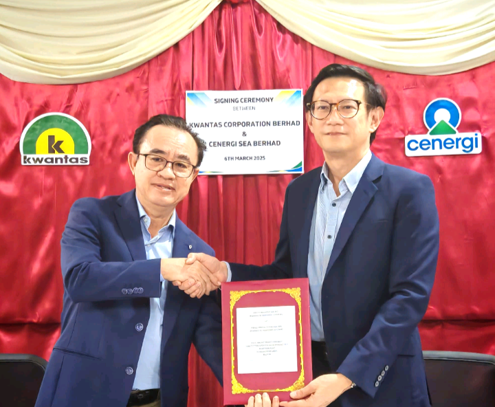 Cenergi, Kwantas ink gas plant agreement
