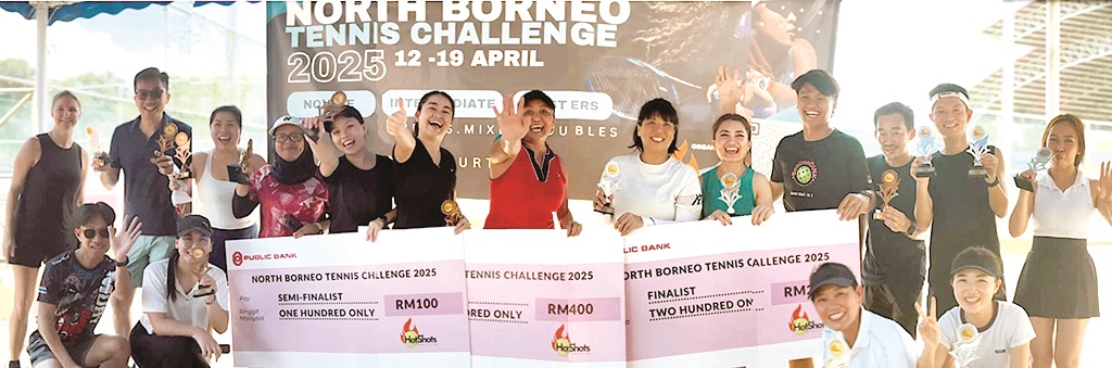 86 players take part in North Borneo Tennis Championship 