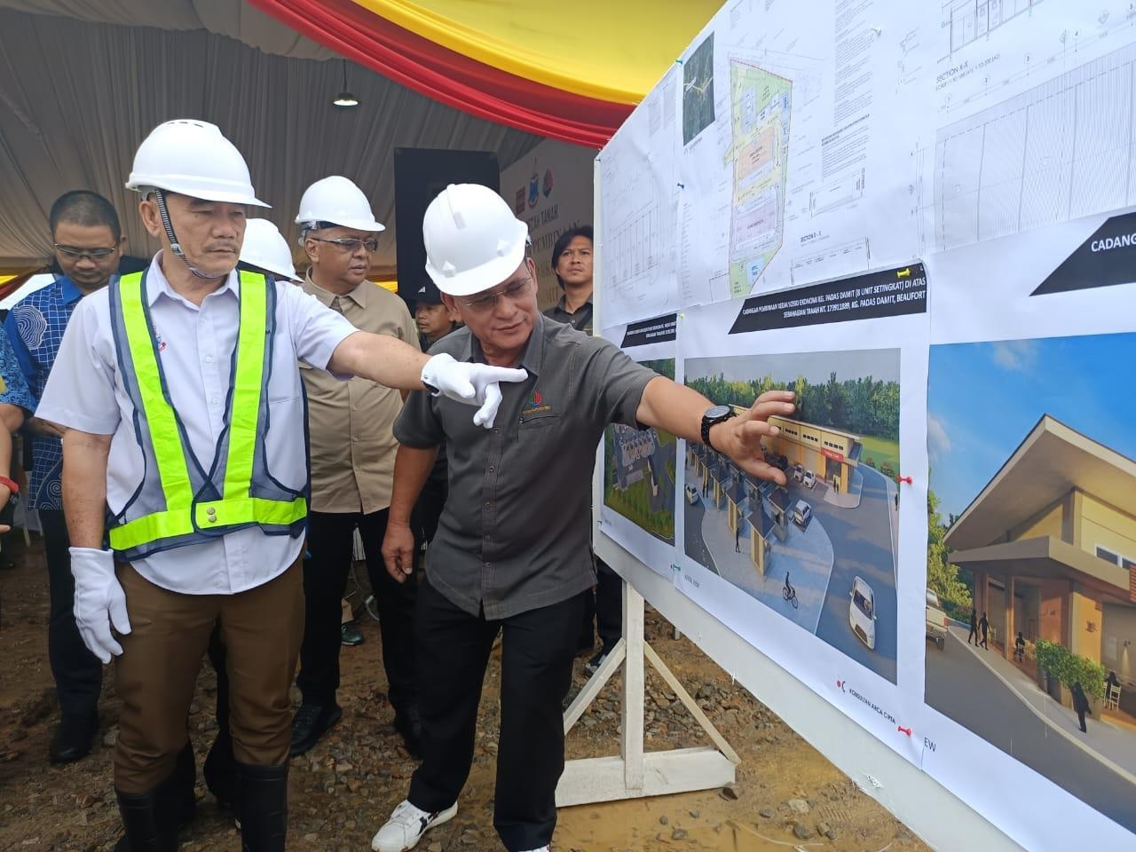 RM4.3 juta untuk bina lot kedai di Padas Damit