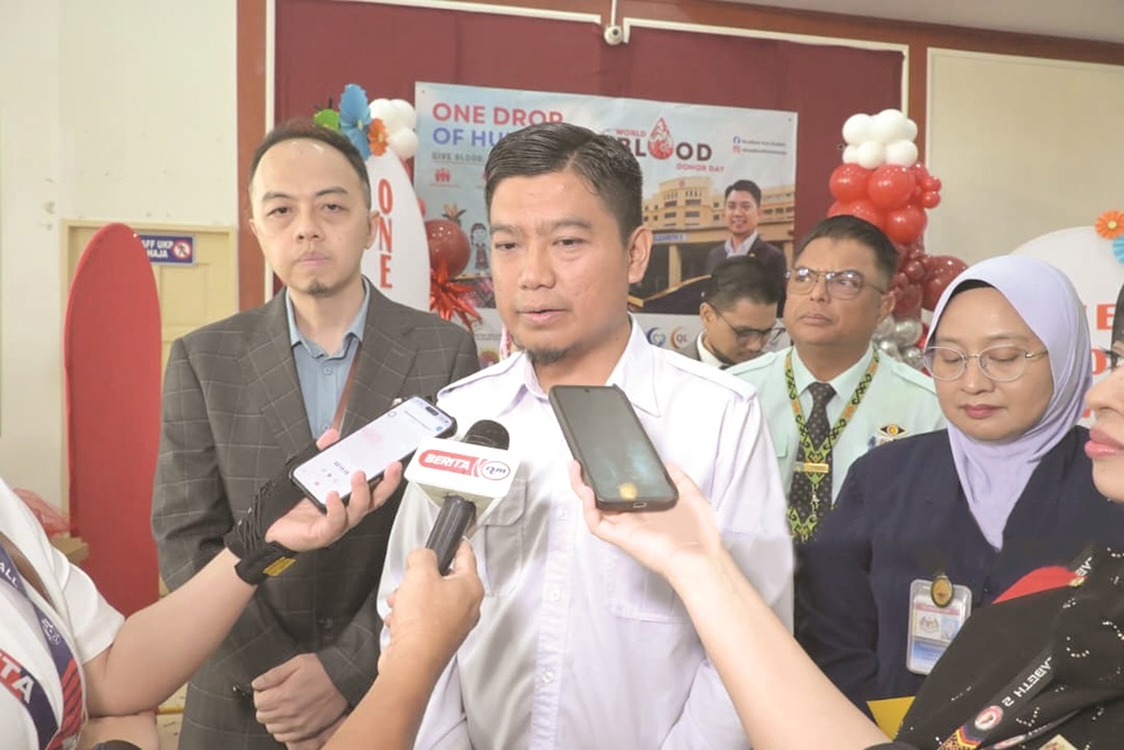 Sabah needs 100k pints blood yearly