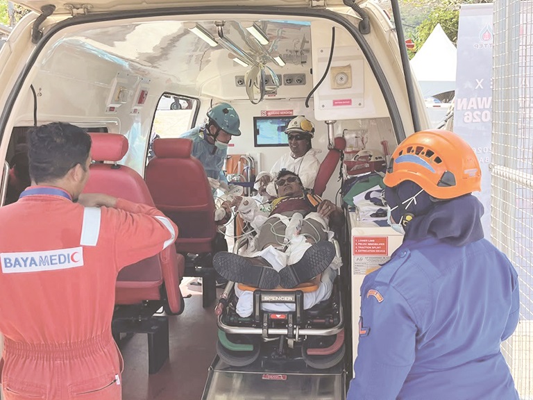 First maritime mass rescue op