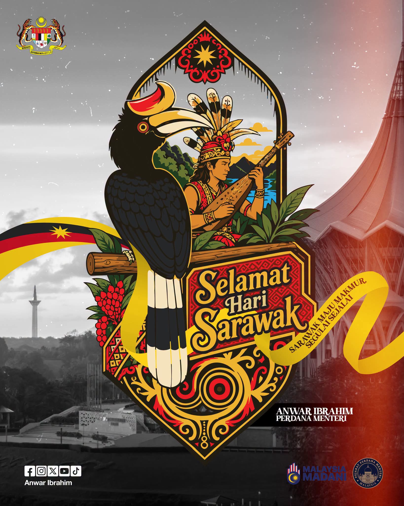Federal-Sarawak ties driving growth and prosperity, says Anwar