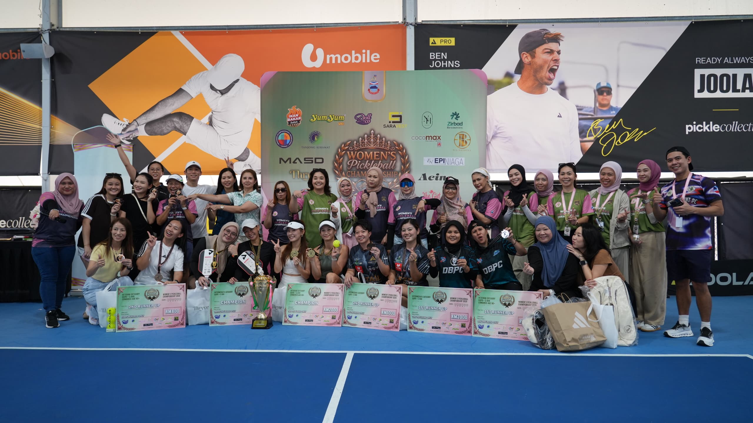 Women’s pickleball championship draws 80 teams