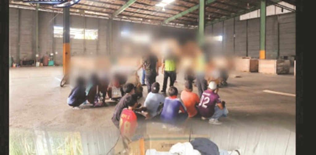 130 illegals held in crackdown