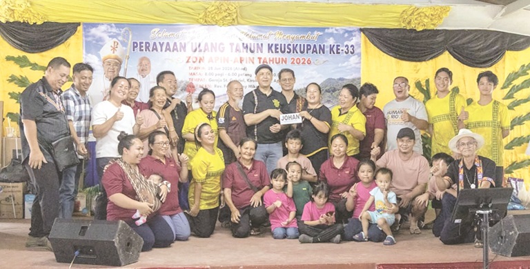 Ishak joins Catholics in jubilee ‘do’