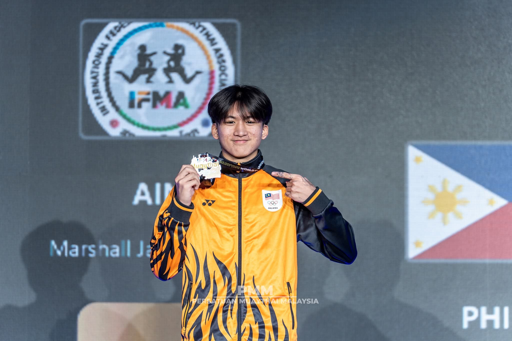 Sabah’s Marshall crowned Muaythai world champion