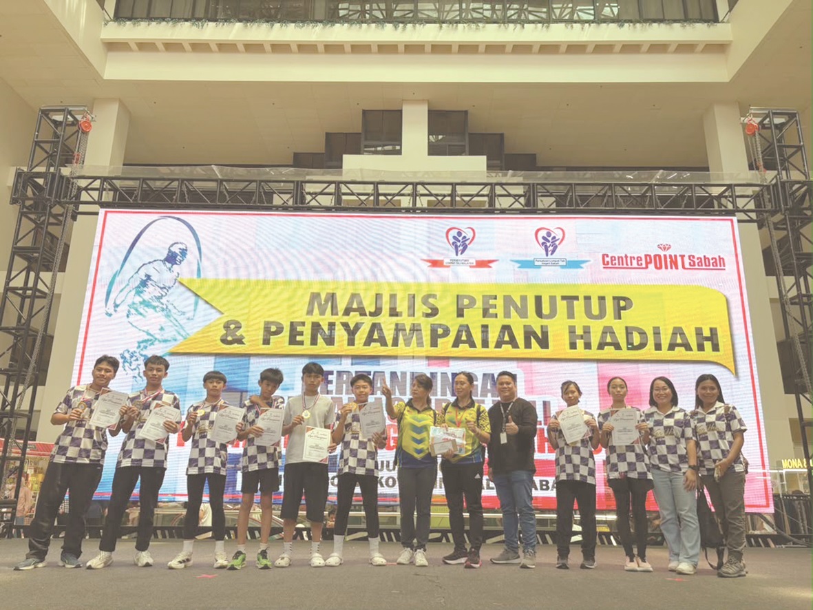SMJK Ken Hwa excel at Sabah Rope Jumping Championship