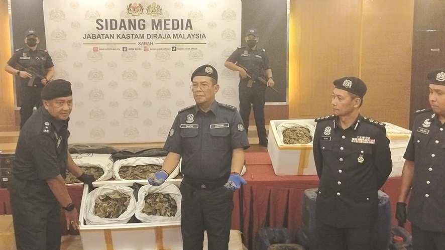 RM1.3 juta sisik tenggiling dirampas