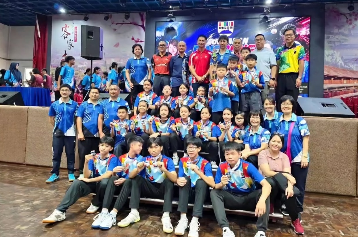 Kota Kinabalu tennis team claims overall title