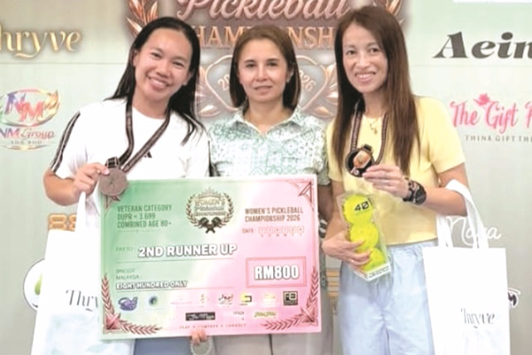 Keningau pickleball players continue to make their mark