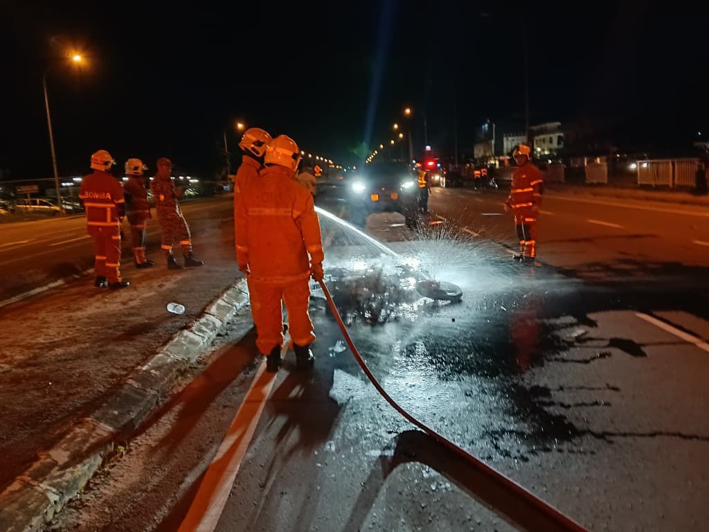 Teen killed in fiery motorcycle crash in Putatan