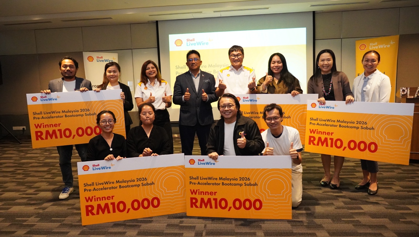 Five enterprises win Shell LiveWire Sabah Challenge