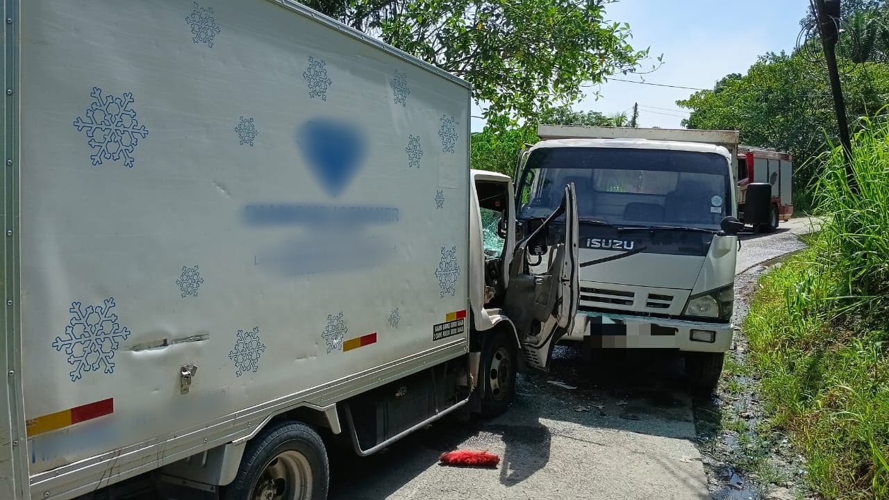 Man injured in Sandakan lorry collision
