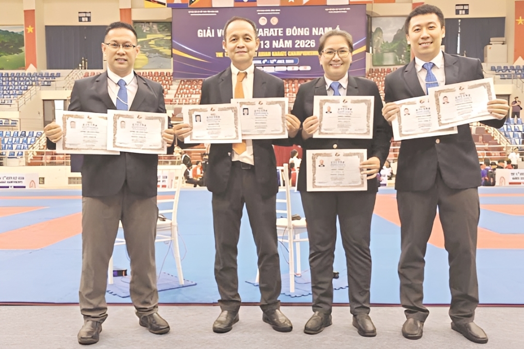 Sabah trio earn World Karate Federation badges