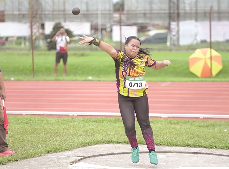 Young Gloria breaks 33- year-old shot put record